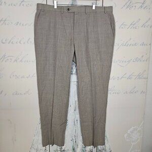 NWT Michael Kors Trousers Pants Classic Fit‎ 42x32 Gray Flat Front